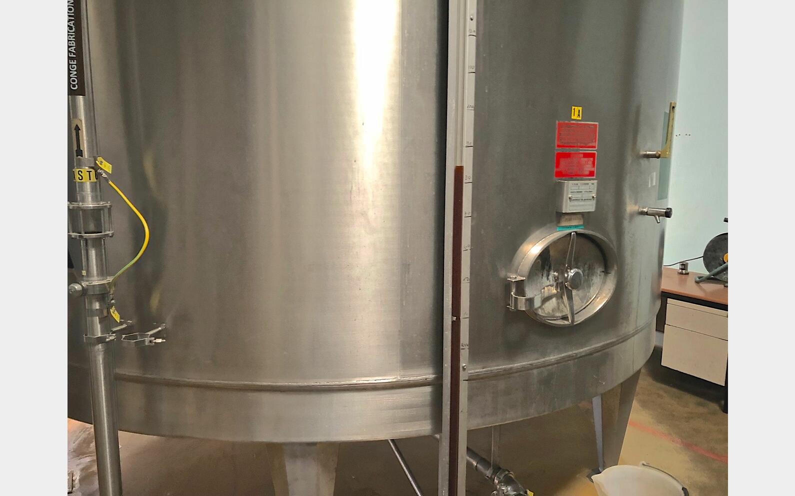 Cuve inox Agit&eacute; N&deg;A.B.C.et D 23.600 litres