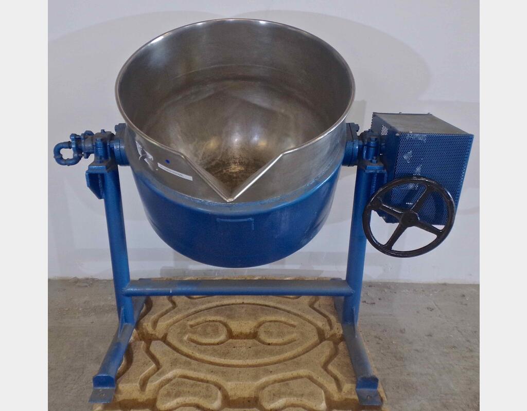 Fondoir inox double enveloppe - Capacité : 300 litres