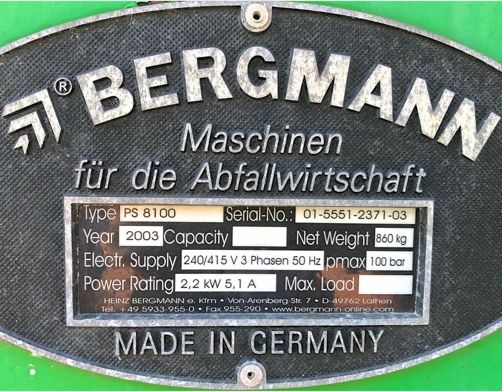 Broyeur à carton - Marque : BERGMANN
