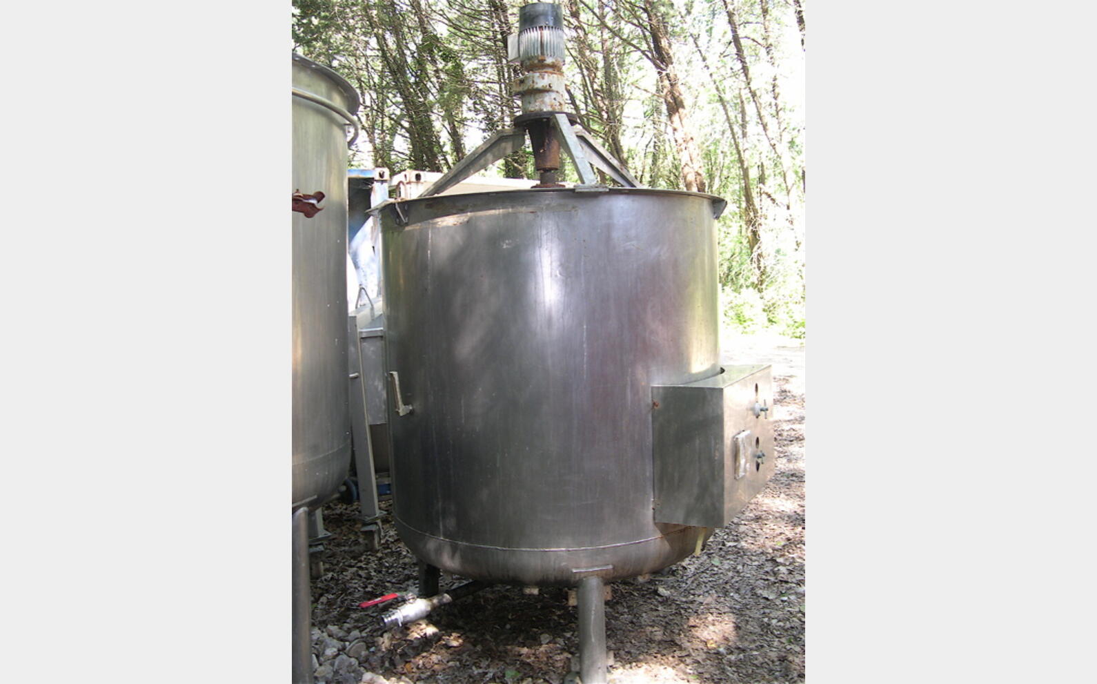 cuve m&eacute;lange INOX Volume : 1600 litres