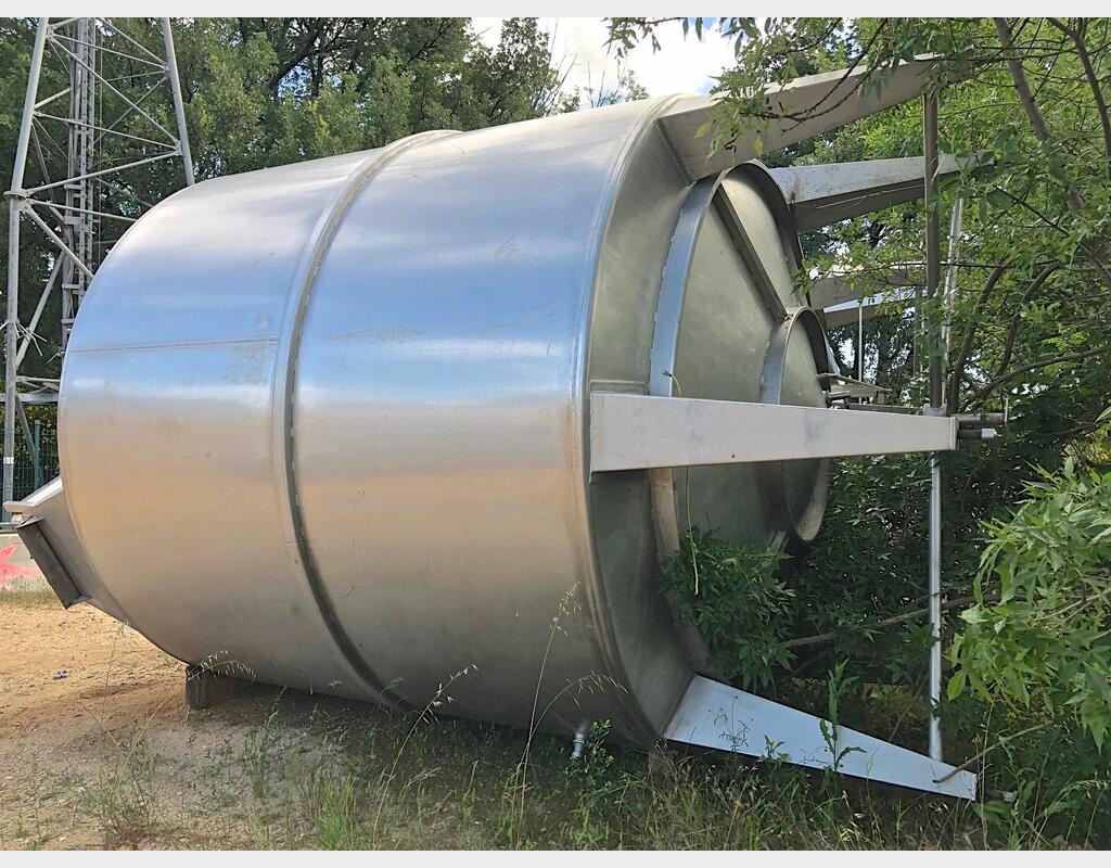 316L stainless steel tank - Sup feet - Agitated