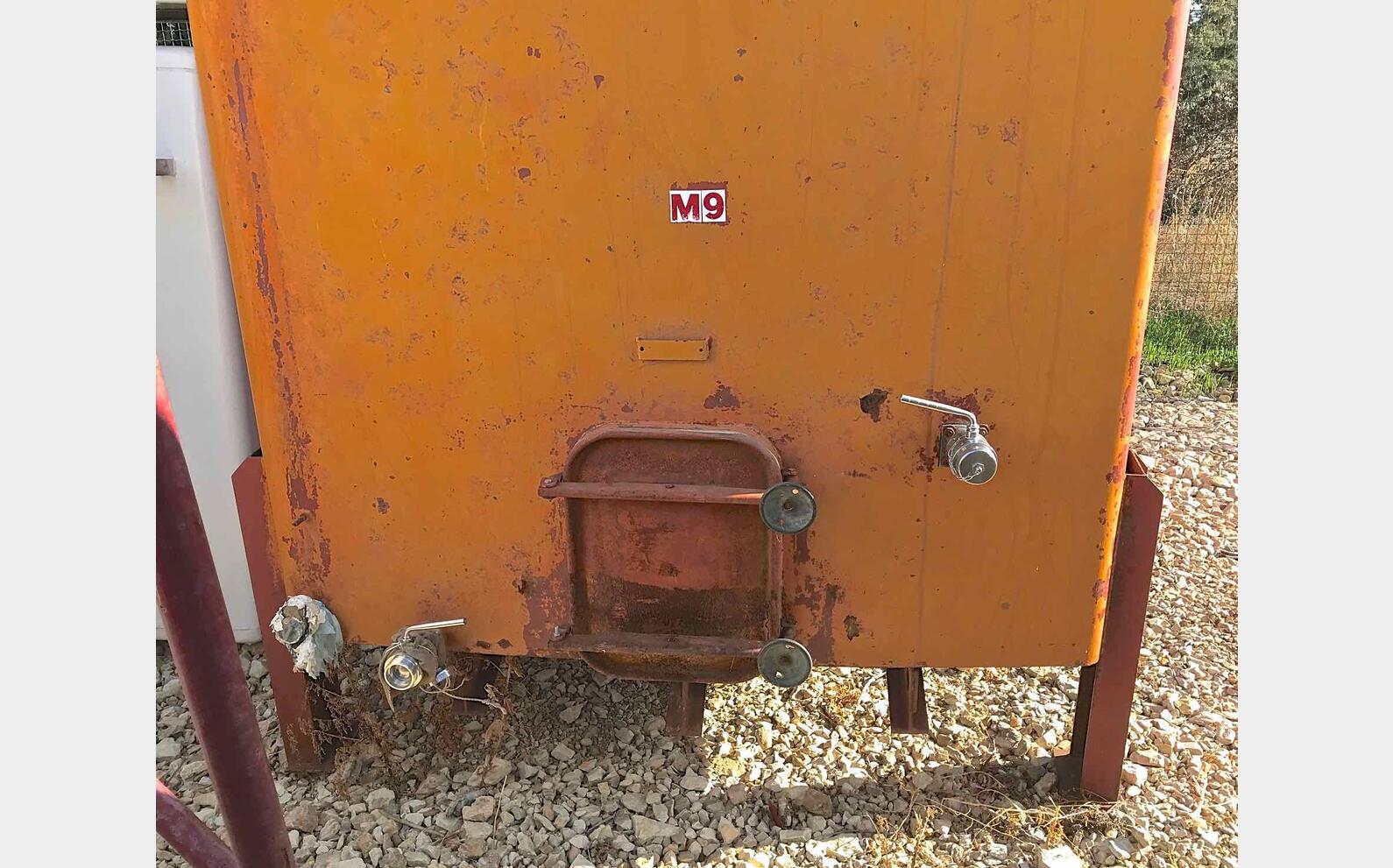 Cuve acier rev&ecirc;tu