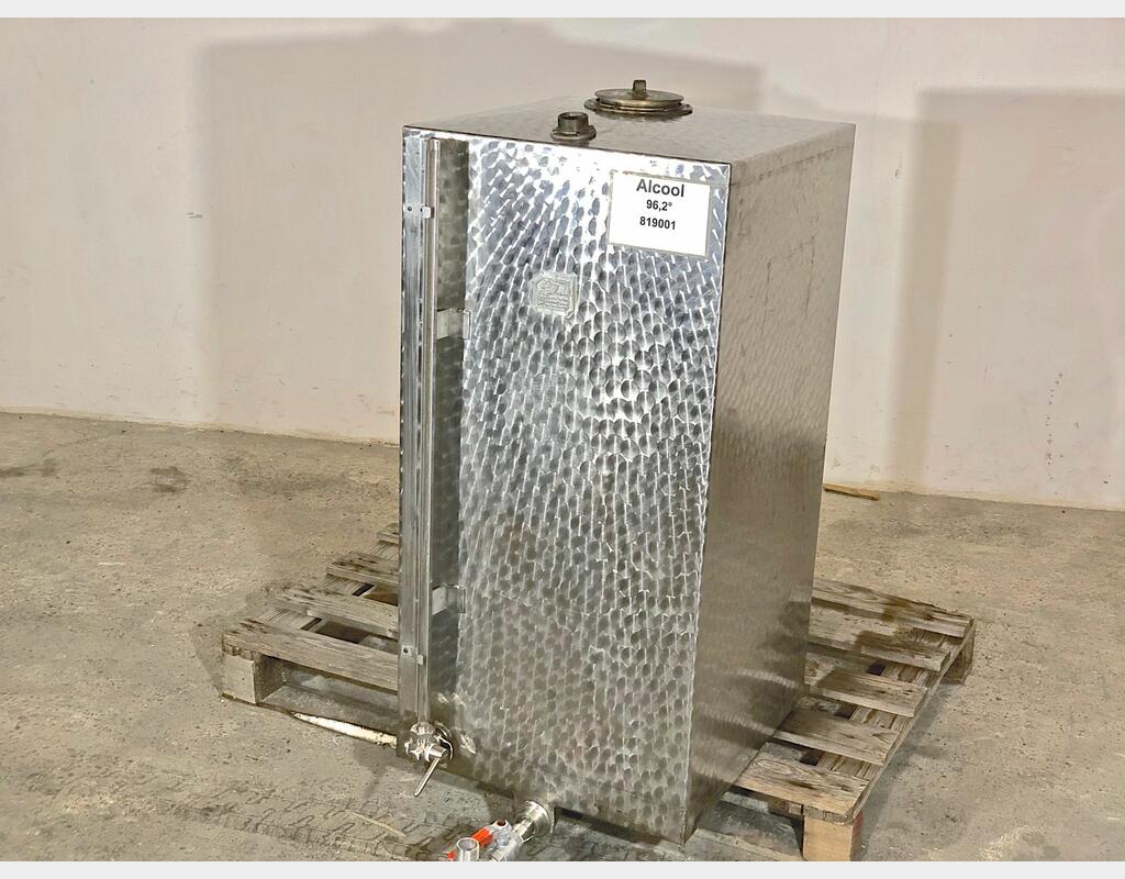 Cuve INOX rectangulaire - Volume :  litres