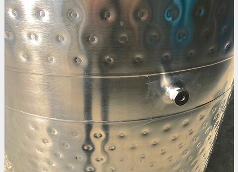 Cuve inox 316 - Fond bomb&eacute; 10 HL (1000 Litres) ARSILAC