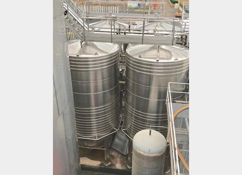 Cuve inox compartiment&eacute;e Capacit&eacute; totale 464 hls