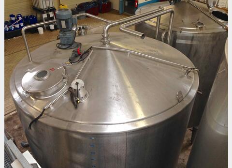 Cuve agit&eacute;e INOX