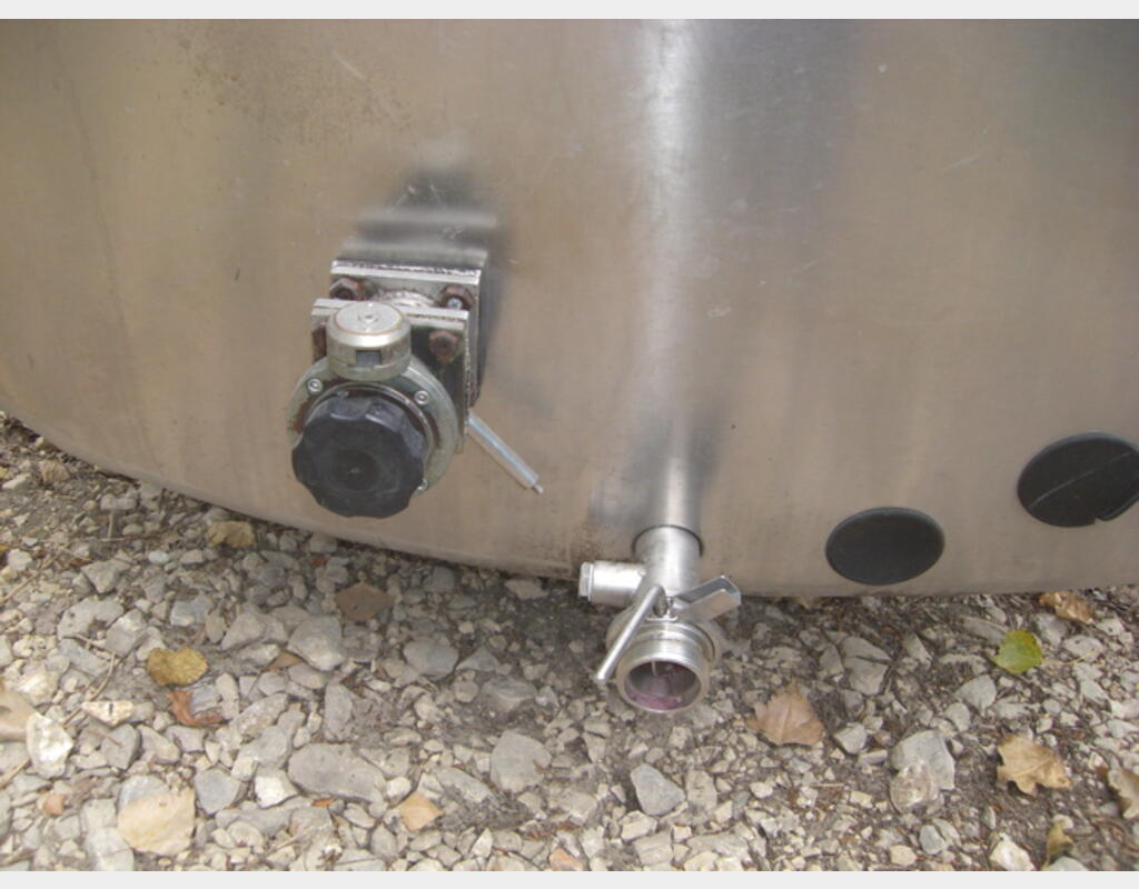 Cuve INOX horizontale de 40 hls