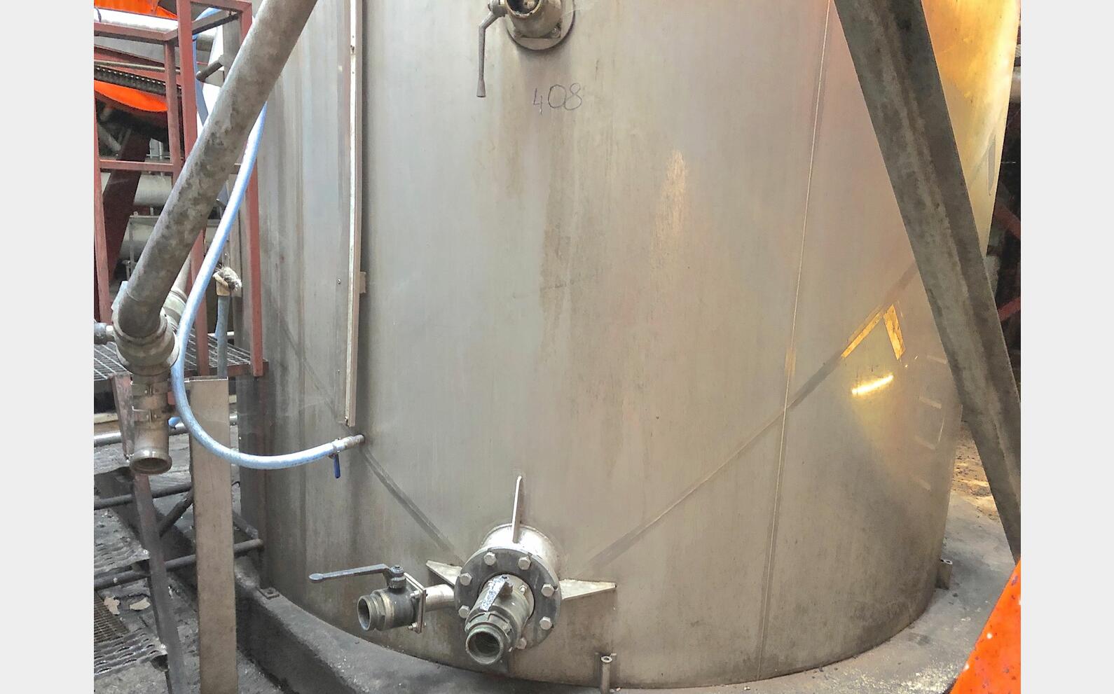 cuve stockage INOX fond cuill&egrave;re