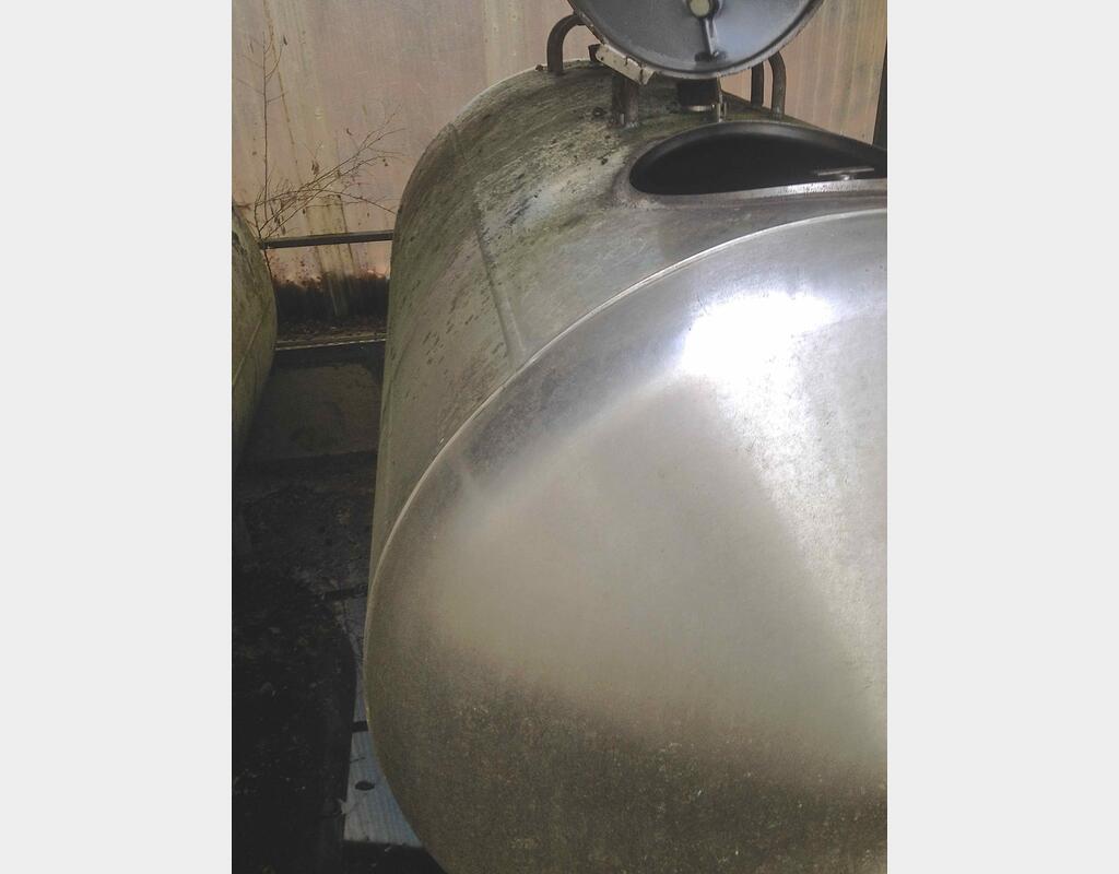 Cuve de stockage en INOX - double paroi