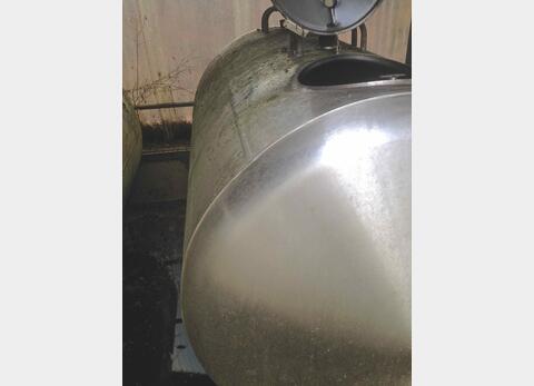 Cuve de stockage INOX Volume : 2 500 litres