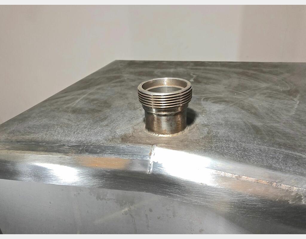 Cuve inox rectangulaire - Capacité 4.45 hls