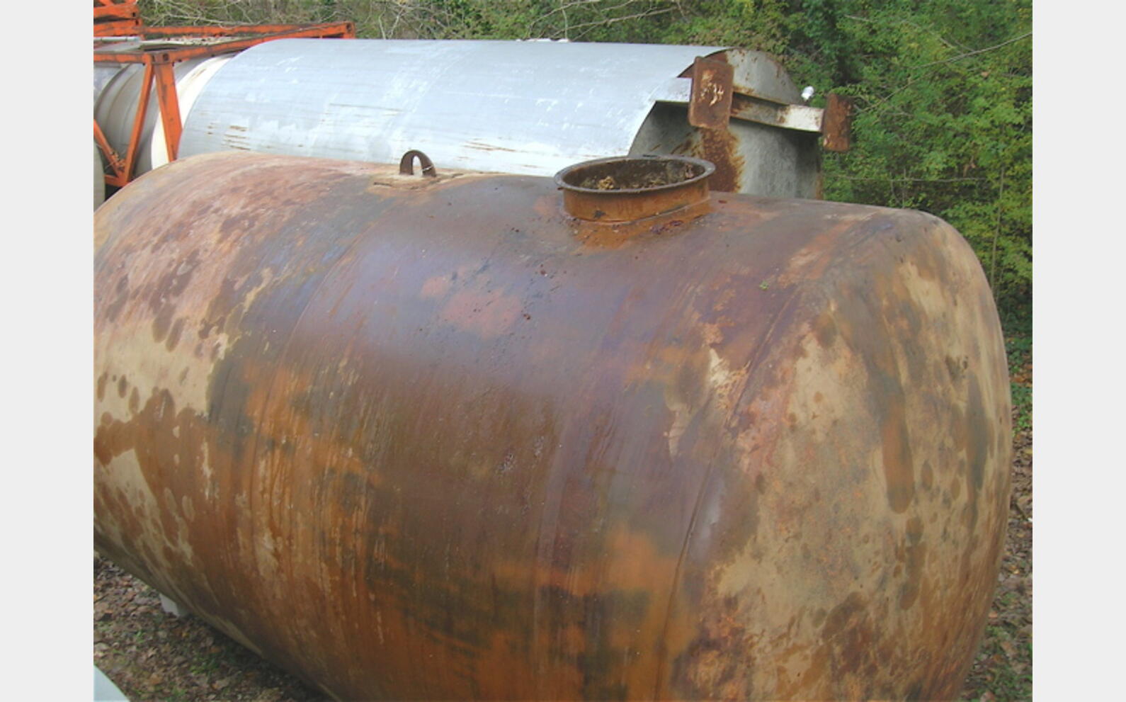 Cuve acier cylindrique horizontale