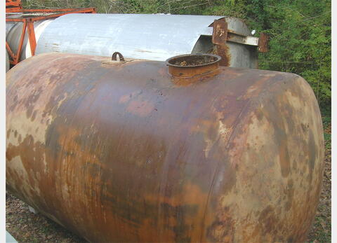 Cuve acier cylindrique horizontale