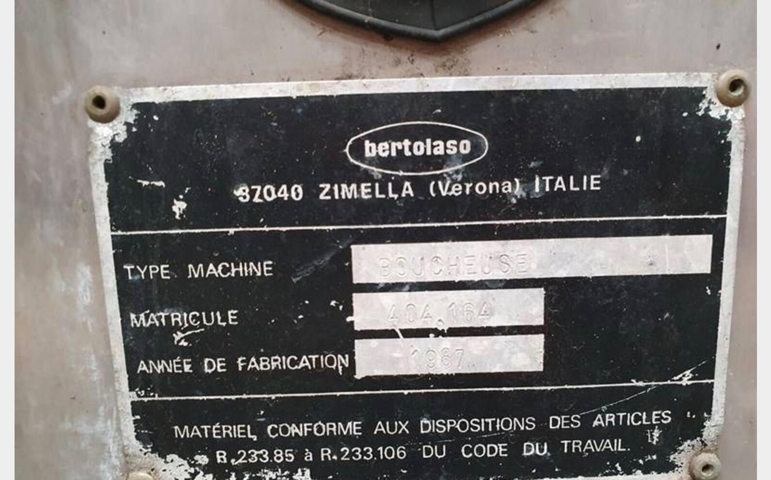 Boucheuse Bertolaso 4 t&ecirc;tes BERTOLASO
