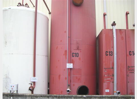 Cuve de stockage ACIER, 30000 litres - Fond bombé