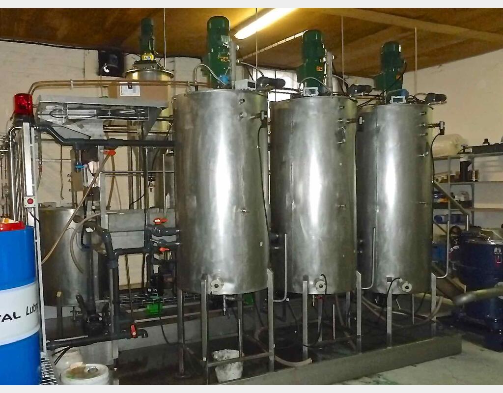 Réacteur inox 316L - Agitateur et thermoplongeur