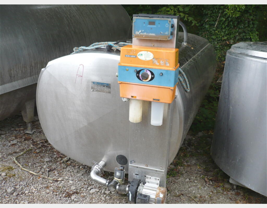 Tank à lait INOX 304 - Marque : ALFA LAVAL