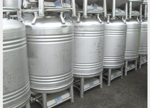 Conteneur INOX 304L cylindrique - Agroalimentaire, STOCKLIN