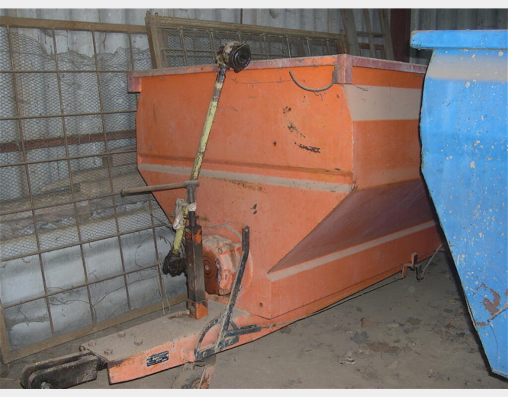 Benne autovidante 25 hls (benne bleue) - équipée pompe Egretier type 500