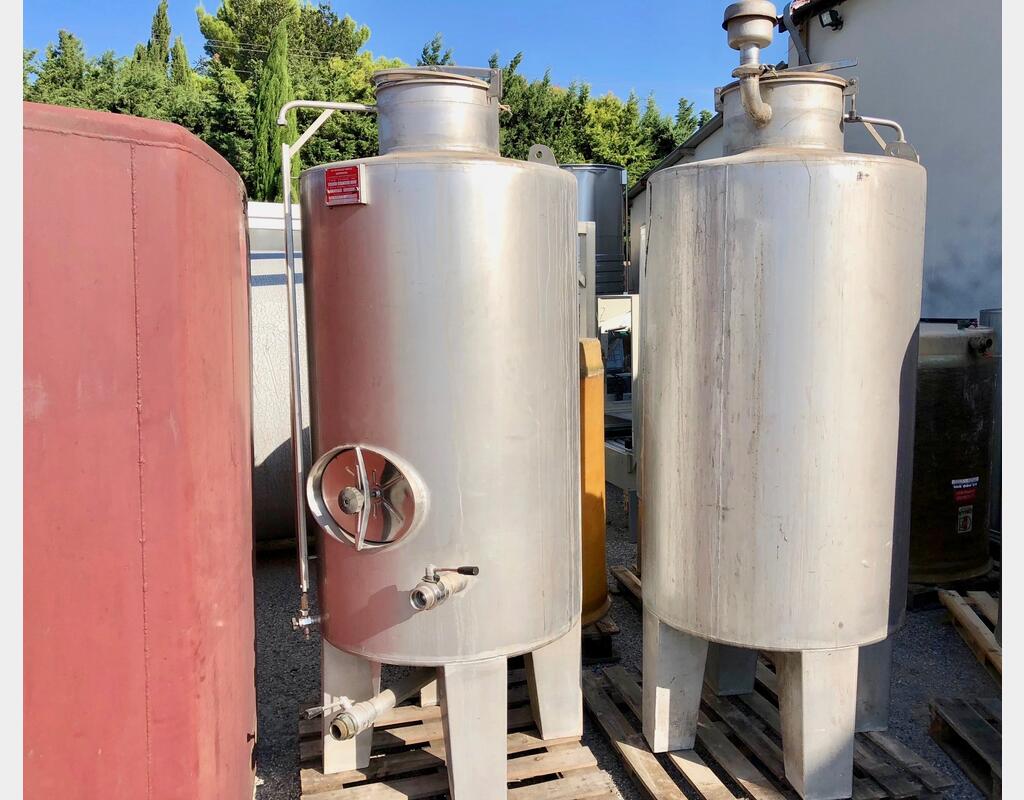 Cuve de Stockage INOX  - 1100 Litres , SOPROVIN