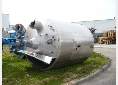 cuve de mélange INOX 316 L de 8 m3 - Marque : PIERRE GUERIN.