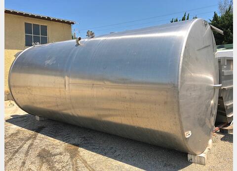 Cuve Inox cylindrique verticale PU0118 compartiment&eacute;e