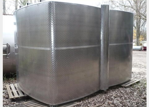 cuve stockage INOX 304 Agroalimentaire (vin rouge). Marque : DEFRANCESCHI. Ann&eacute;e : 1985.