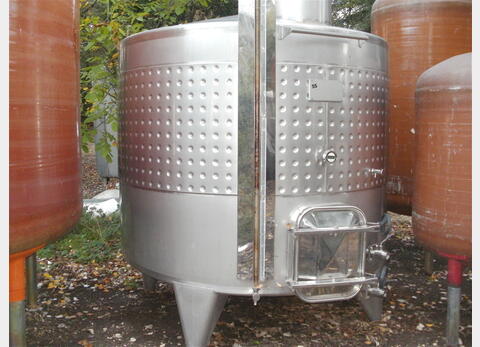 Cuve inox cylindrique verticale 50 hls
