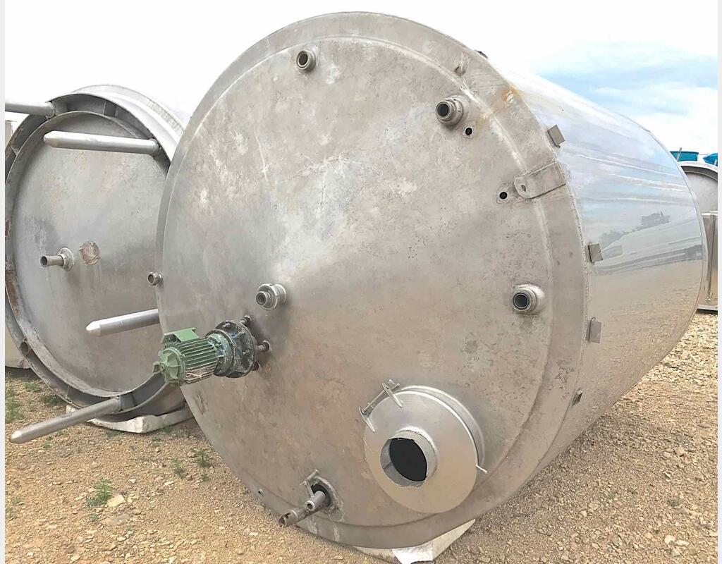 Cuve inox cylindrique verticale