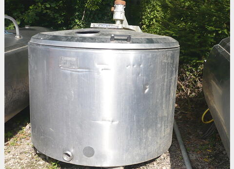 Tank &agrave; lait INOX 304 Volume : 1.000 litres