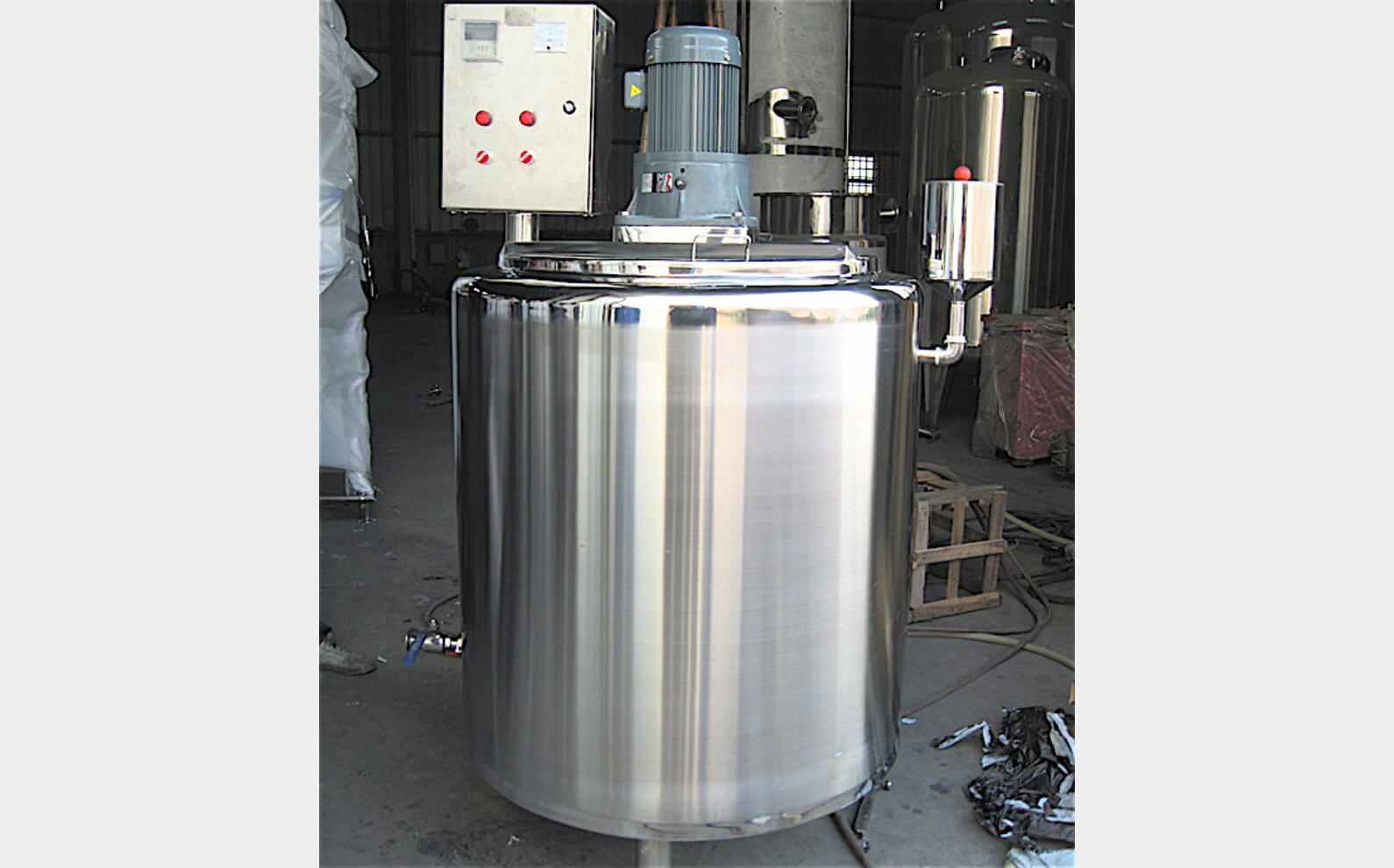 Fondoir inox 304 , 370 litres mat&eacute;riel NEUF