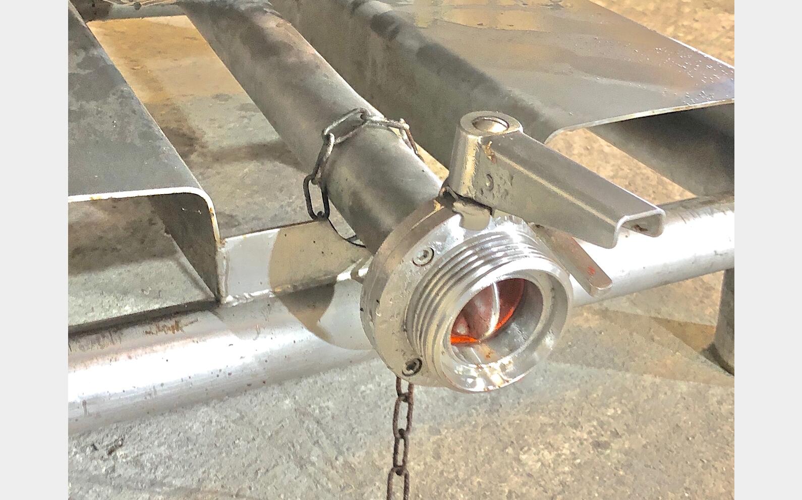 Cylindrical 304 stainless steel container