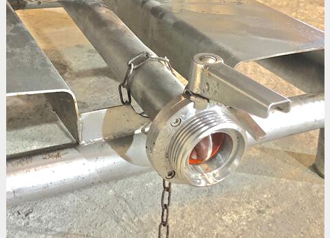 Cylindrical 304 stainless steel container