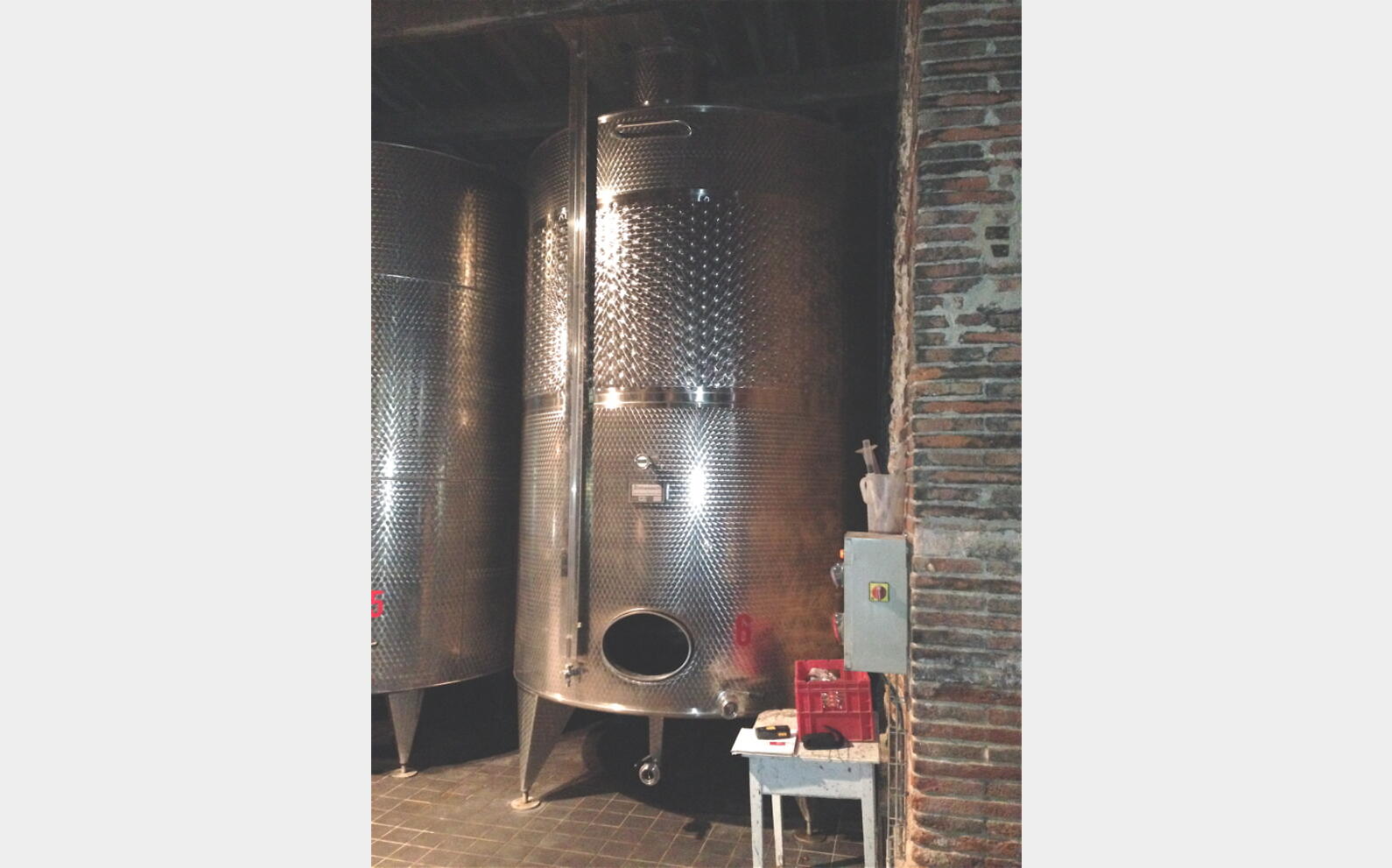 Cuve inox de stockage de 120 hls