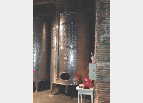 Cuve inox de stockage de 120 hls