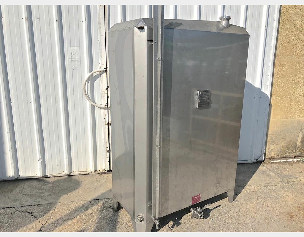Cuve inox parallélépipède - 1500 l (15 hls)