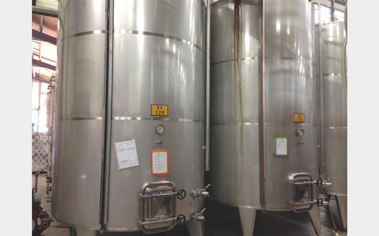 Cuve inox de 120 HLS