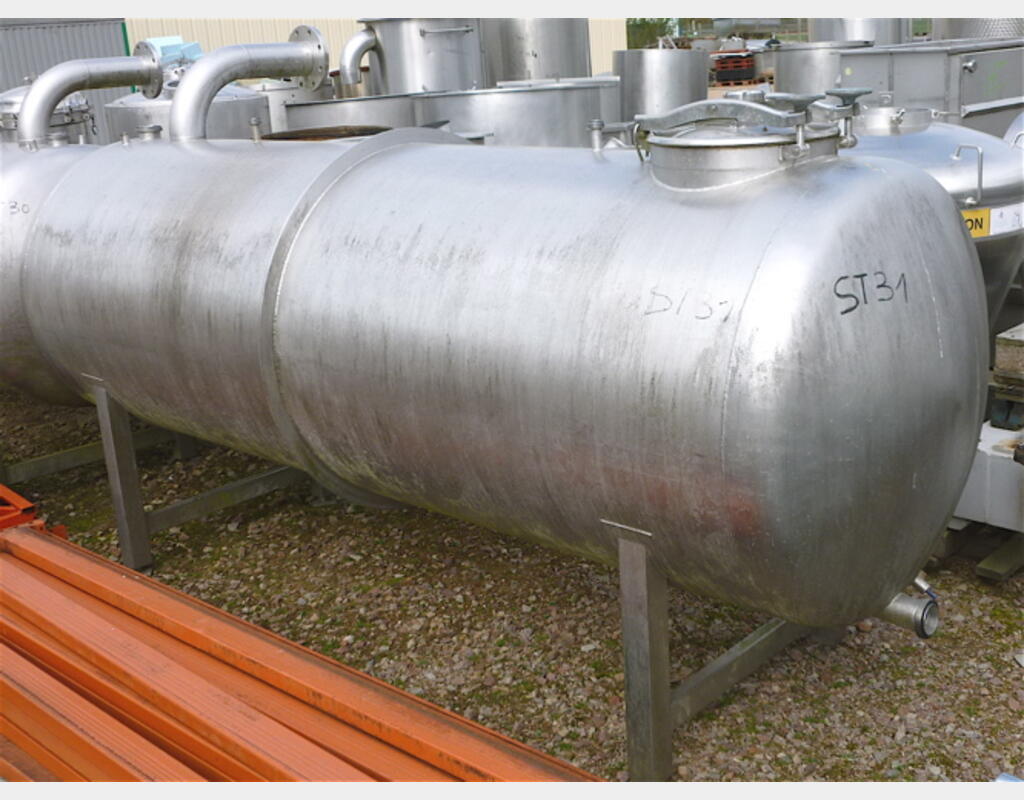 Cuve de stockage INOX (TH21) - Volume : 2500 litres