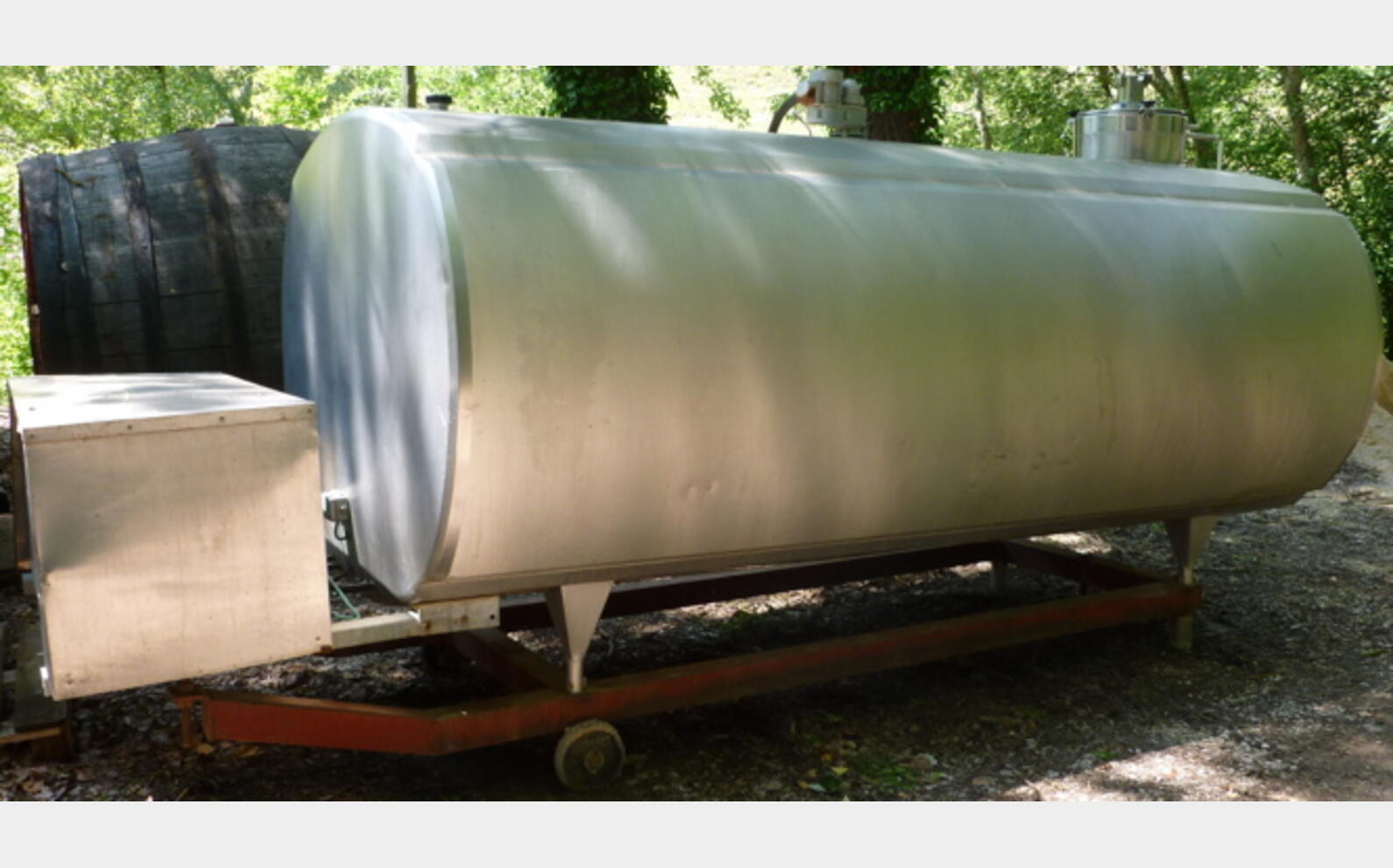 Cuve INOX isol&eacute;e 25.000 frigories Volume : 62 hecto (6200 litres)