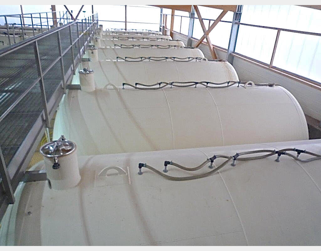 Cuve de stockage acier revêtu - Volume : 400 hls (40 000 litres)