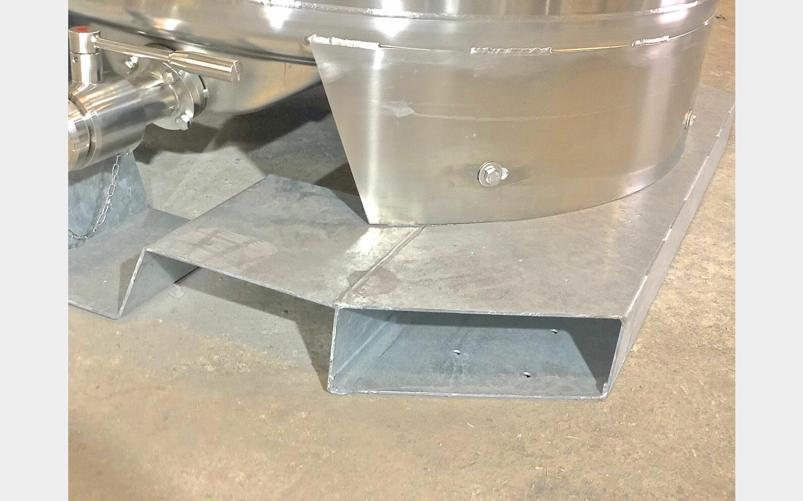 316 stainless steel tank - Double wall 12 HL (1213 liters) ARSILAC