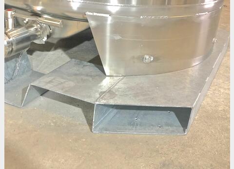 316 stainless steel tank - Double wall 12 HL (1213 liters) ARSILAC