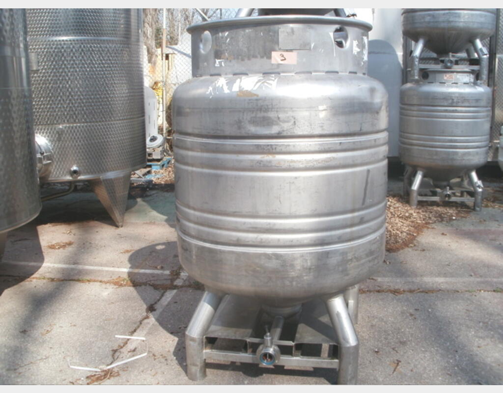 Conteneur de stockage en INOX - Volume : 800 litres