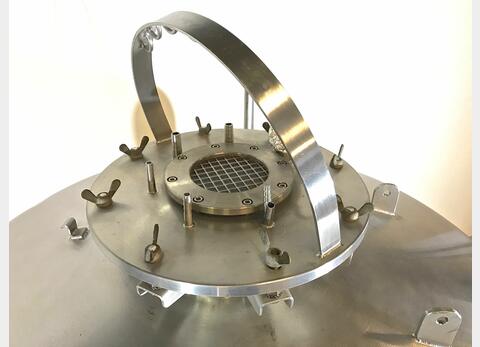 Cuve inox de stockage cylindrique