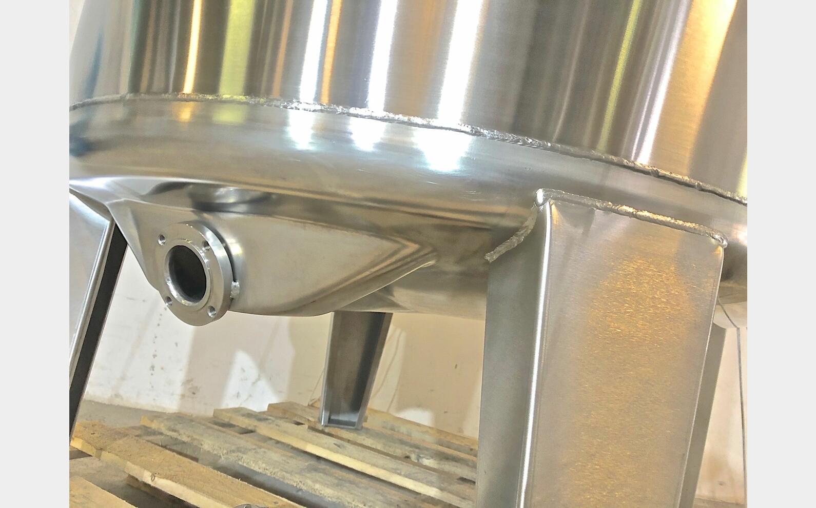 Cuve inox 304 semi ouverte sur pieds 4.58 HL (458 litres) ARSILAC