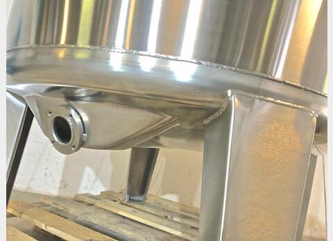 Cuve inox 304 semi ouverte sur pieds 4.58 HL (458 litres) ARSILAC