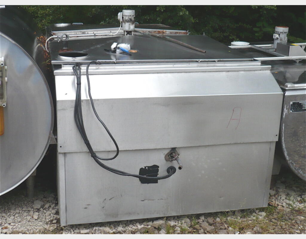 Cuve de stockage INOX isolée (bac) - Marque : PACKO