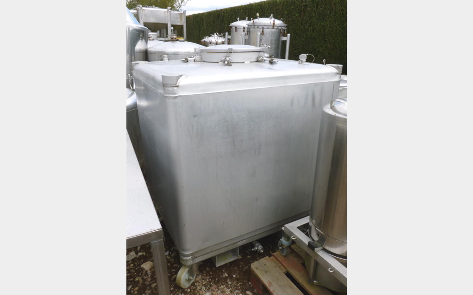 conteneur stockage INOX