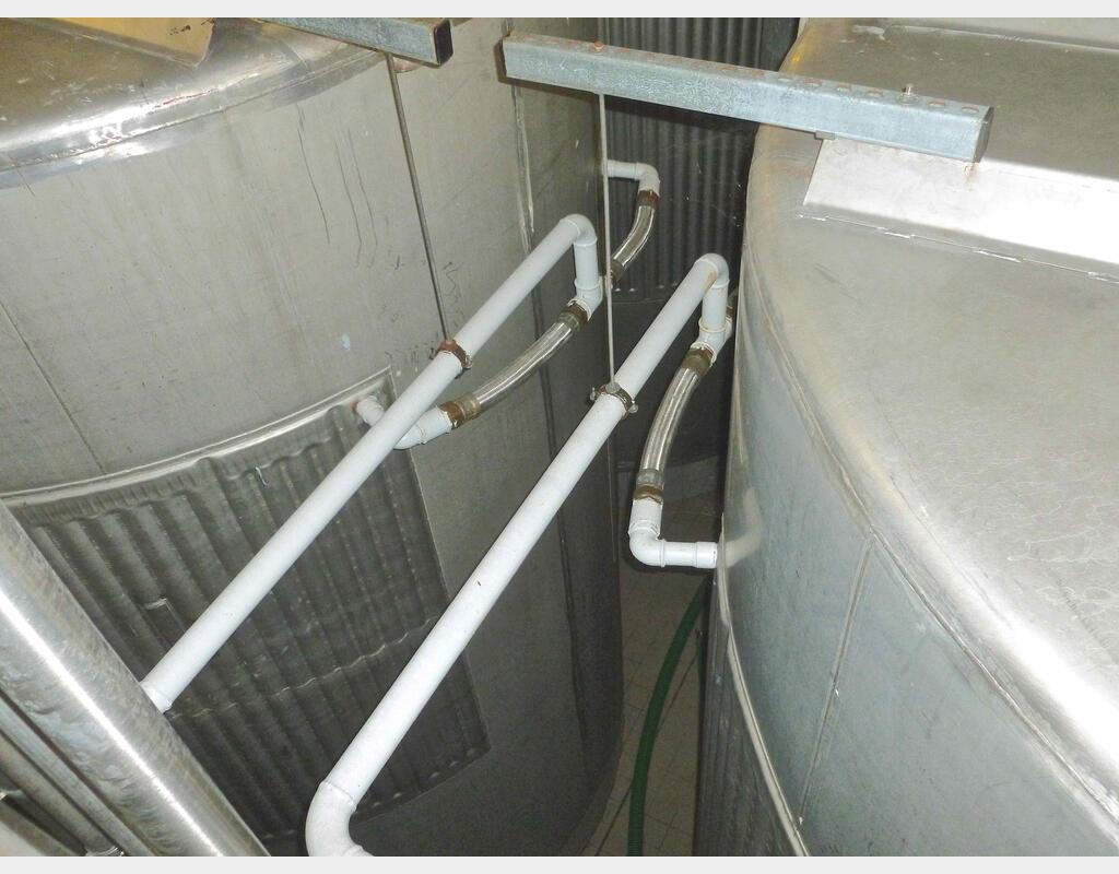 Cuve de stockage inox refroidie - Volume : 350 hectos (35000 litres)