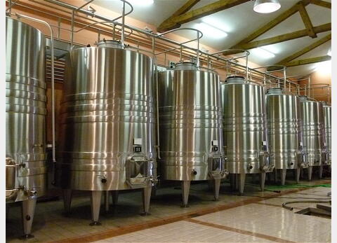 Cuve vinification INOX 304 tronconique - Volume : 87,3 hecto (8730 litres)